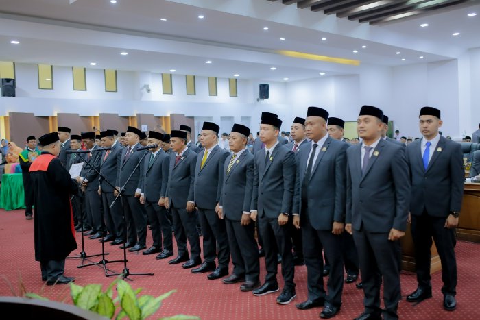 25 Anggota DPRK Nagan Raya Masa Jabatan 2024-2029 Resmi dilantik