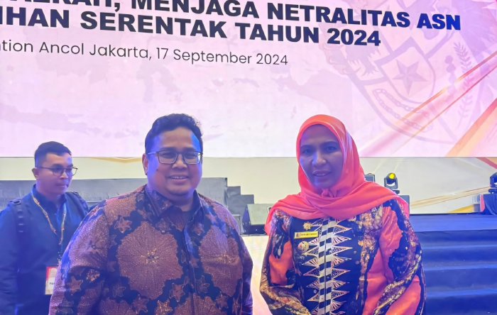 PJ Bupati Nagan Raya Hadiri Rakornas Jaga Netralitas ASN dalam Pilkada Serentak