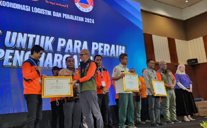 BPBD Nagan Raya Raih Penghargaan Sebagai BPBD Terbaik dari BNPB