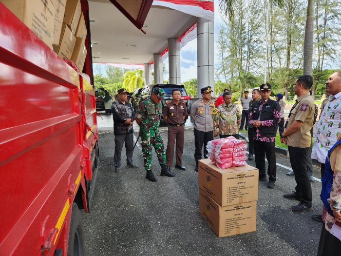 Tangani Bencana, Pemkab Nagan Raya Terima Bantuan Logistik dari Kemensos RI