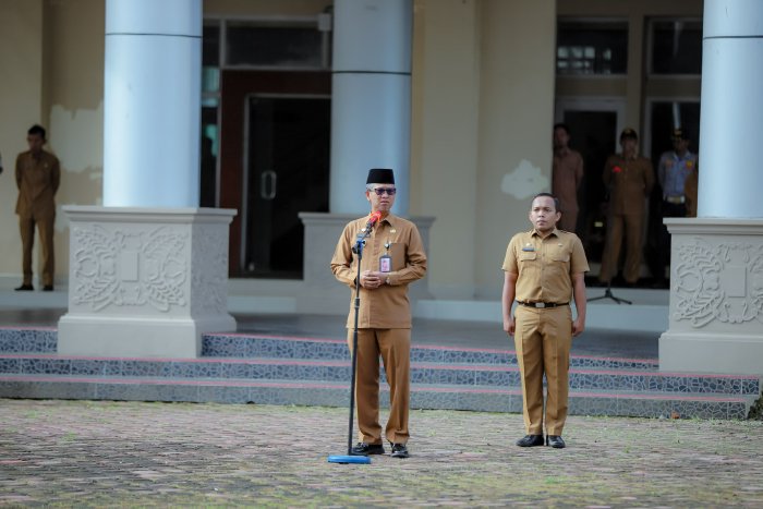 Pimpin Apel Perdana, Ini Pesan Pj Bupati Iskandar