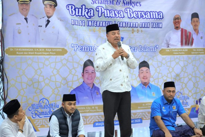 Buka Puasa Bersama KNPI, Bupati Nagan Raya Tekankan Peran Penting Pemuda
