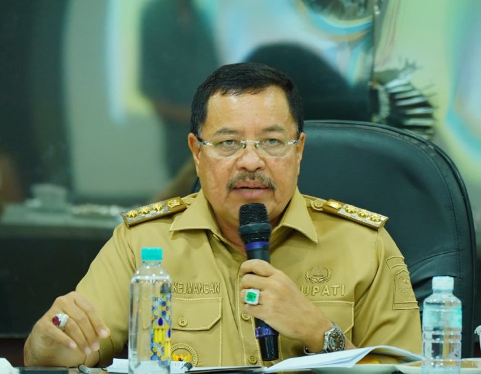 Bupati TR Keumangan Pimpin Rapat Persiapan HUT ke-23 Nagan Raya